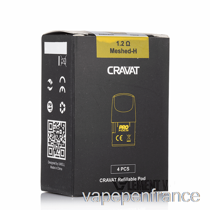 Gousses De Remplacement Uwell Cravate 1,5 Ml Stylo Vape Cravate Pod